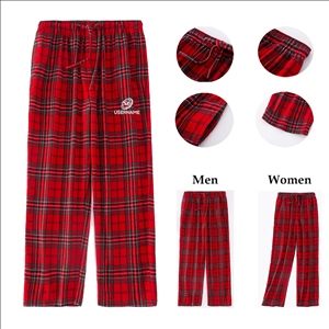 Microfleece unisex Plaid Pajama Pants